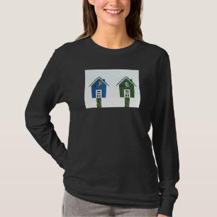 Camiseta Casa de aves Robin Blue Titmouse Bird Bird Birwatc