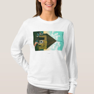 Camiseta Casa de bloque rusa en San Miguel, Alaska