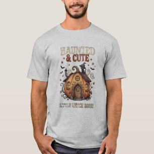 Camiseta Casa de Bruja Pequeña Embrujada y Linda - Hallowee