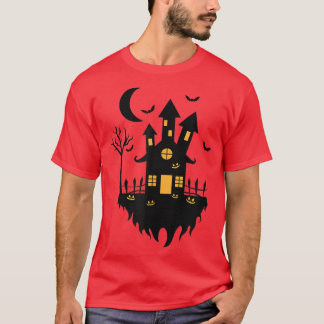 Camiseta Casa de brujas de Halloween de noche