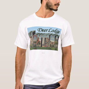 Camiseta Casa de campo de los ciervos, Montana - escenas