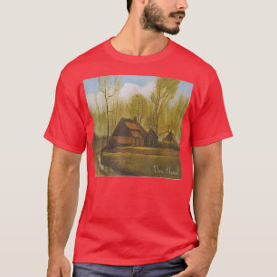 Camiseta Casa de campo entre árboles de Vincent Van Gogh Vi