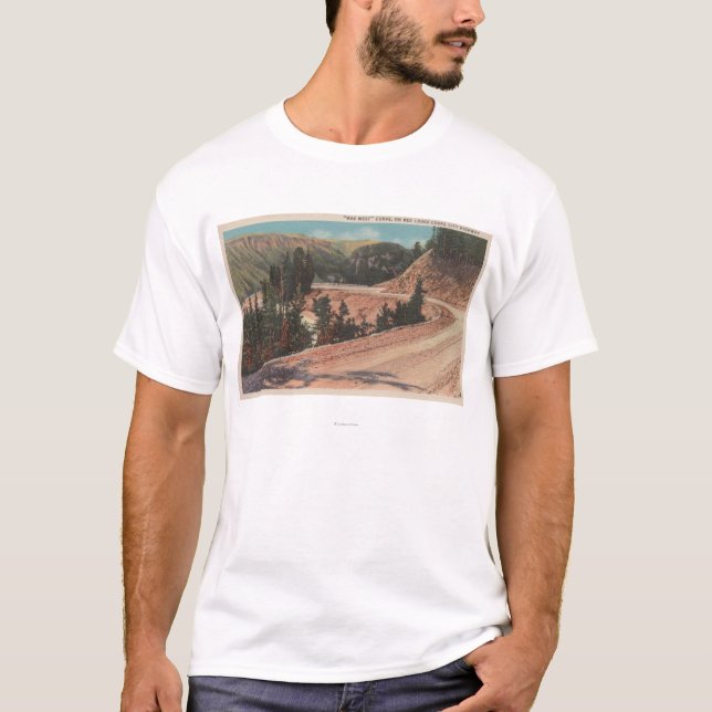 Camiseta Casa de campo roja, TA - vista de la curva de Mae (Anverso)