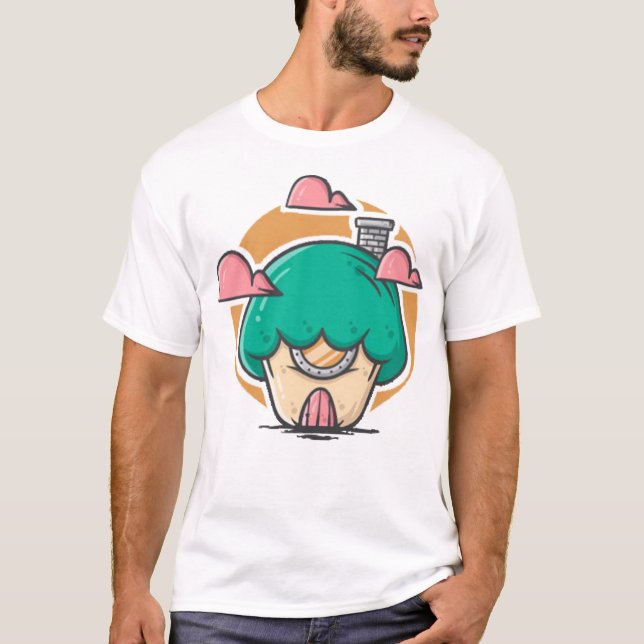 Camiseta Casa de champiñones 3 (Anverso)