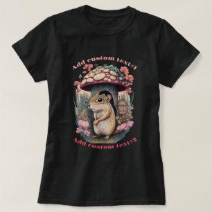 Camiseta Casa de champiñones de la ardilla, Amante de las a