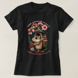 Camiseta Casa de champiñones de la ardilla, Amante de las a