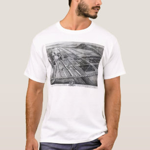 Camiseta Casa de Chatsworth, grabada por Juan Kip