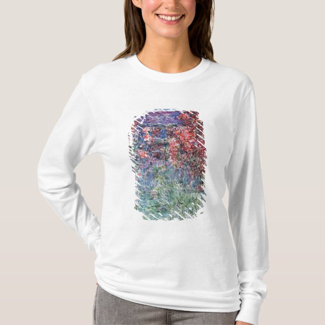Camiseta Casa de Claude Monet el | en Giverny debajo de los (Anverso)