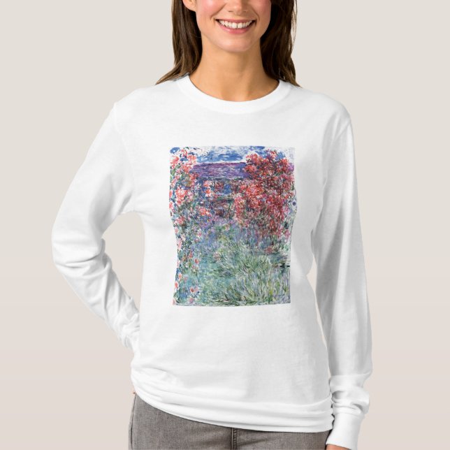 Camiseta Casa de Claude Monet el | en Giverny debajo de los (Anverso)