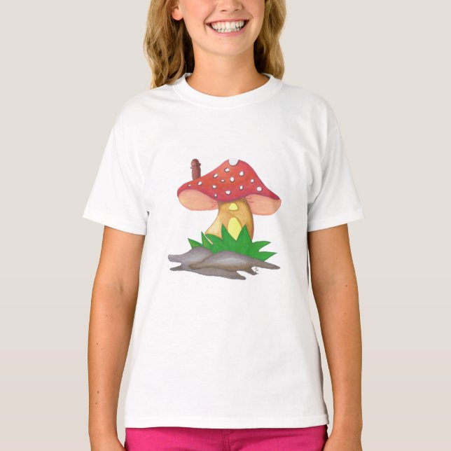 Camiseta Casa de Cogumelo (Anverso)
