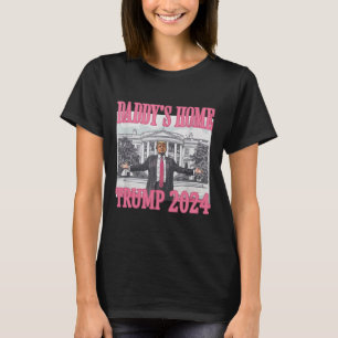 Camiseta Casa de Daddys Rosado Trump 2024