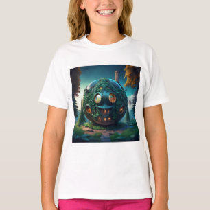 Camiseta Casa de Emoji Feliz