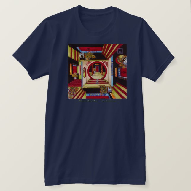 Camiseta Casa de Espejos (Anverso del diseño)