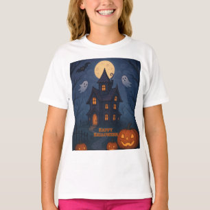 Camiseta Casa de fantasía y belleza   Halloween-