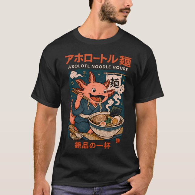 Camiseta Casa de Fideos Axolotl (Anverso)