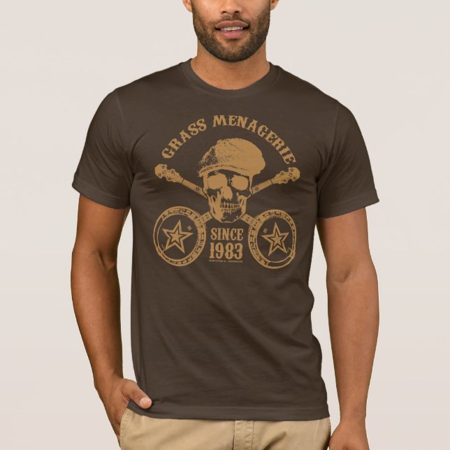 Camiseta Casa de fieras de la hierba (oro) (Anverso)