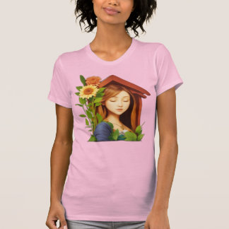 Camiseta Casa de flores y amor