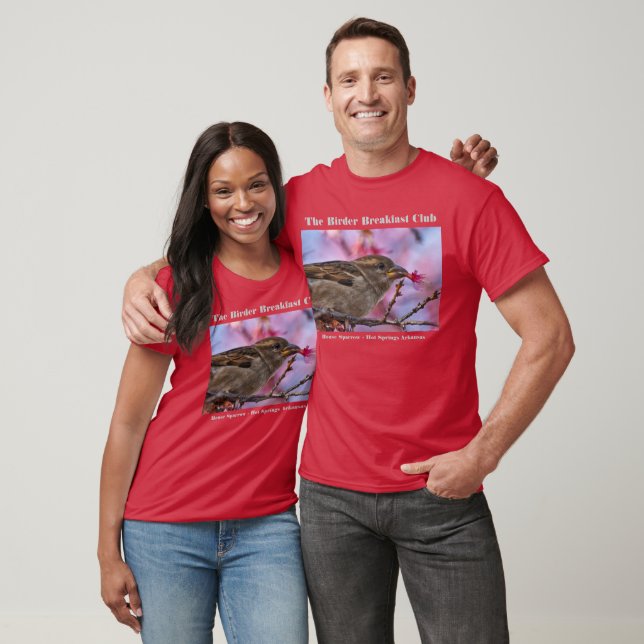 Camiseta Casa de fotografía de la naturaleza Sparrow Sakura (Unisexo)