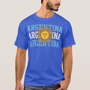 Camiseta Casa de herencia de la bandera de Argentina