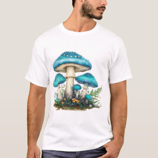 Camiseta Casa de Hongos Cottagecore | Viñeta de Bosque Capr