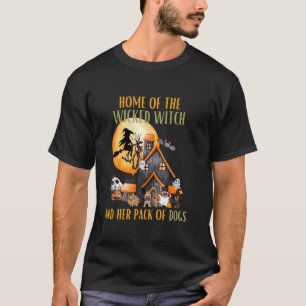 Camiseta Casa De La Bruja Malvada Y Su Paquete De Perro Div