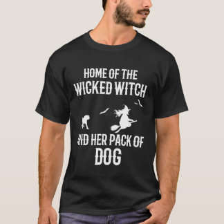 Camiseta Casa de la Bruja Malvada y su paquete de perros