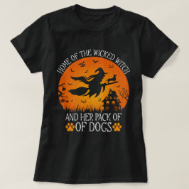 Camiseta Casa De La Bruja Malvada Y Su Paquete De Perros Gu