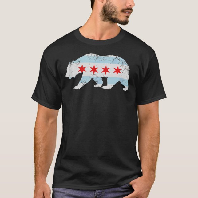 Camiseta Casa de la familia de trasplante de bandera de Chi (Anverso)