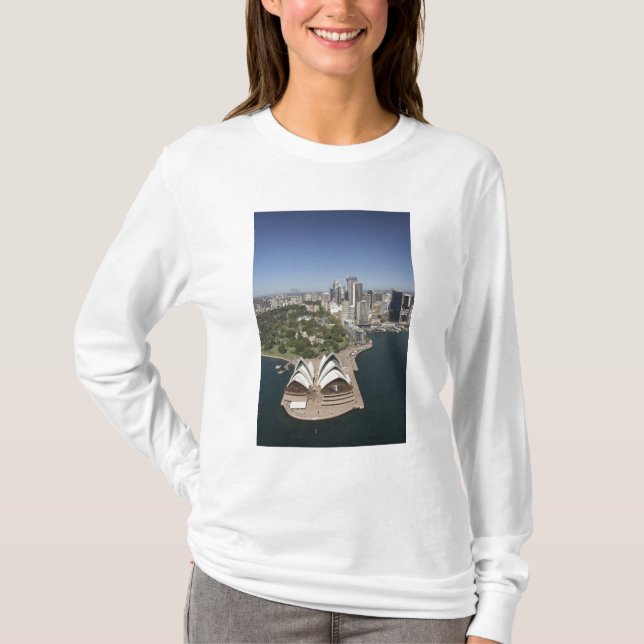 Camiseta Casa de la Ópera de Sydney, Jardines Botánicos Rea (Anverso)