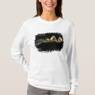 Camiseta Casa de la Ópera de Sydney por la noche, Nueva Gal