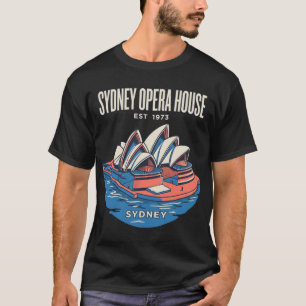 Camiseta Casa de la Ópera de Sydney Sydney Australia Viaje