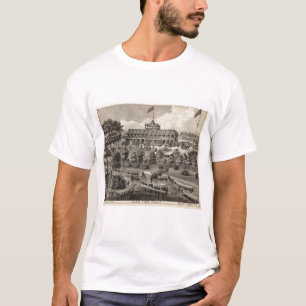 Camiseta Casa de la opinión del lago en el parque de