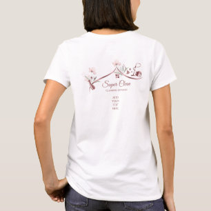 Camiseta Casa de limpieza de empleadas domésticas rosa espu