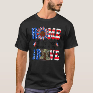Camiseta Casa De Los Libres Por La Valiente 4 De Julio