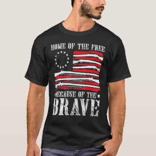 Camiseta Casa De Los Libres Por La Valiente Betsy Ross F
