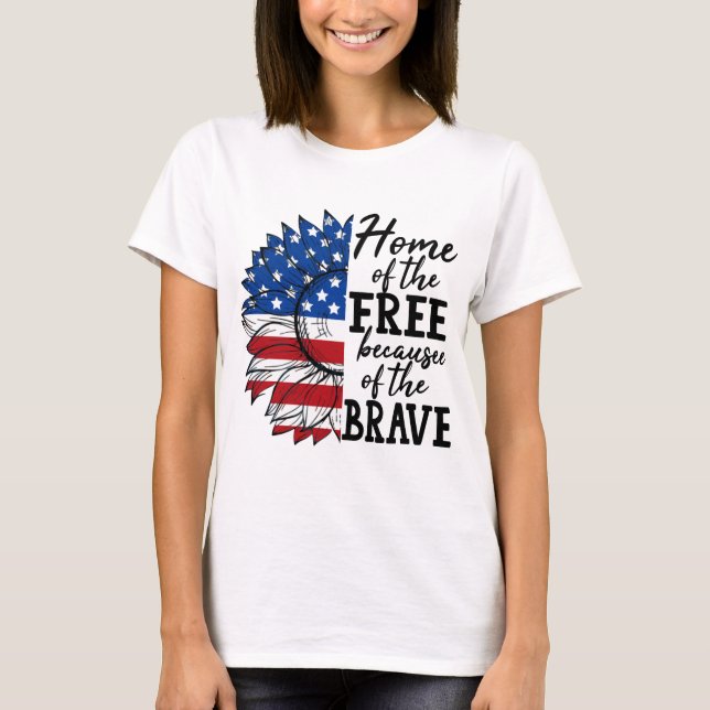 Camiseta Casa De Los Libres Por Los Valientes (Anverso)