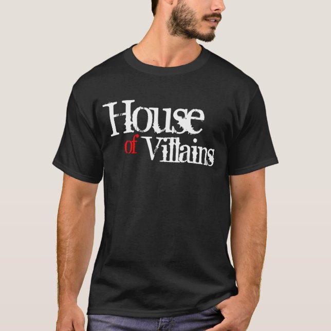 Camiseta Casa de los malvados (rojos) (Anverso)
