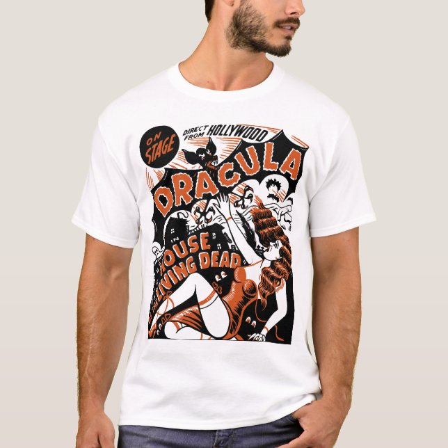 Camiseta Casa de los vivos del radial show Tee Shirt (Anverso)