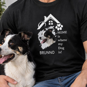 Camiseta Casa de Mascotas con Nombre Personalizado y Foto c