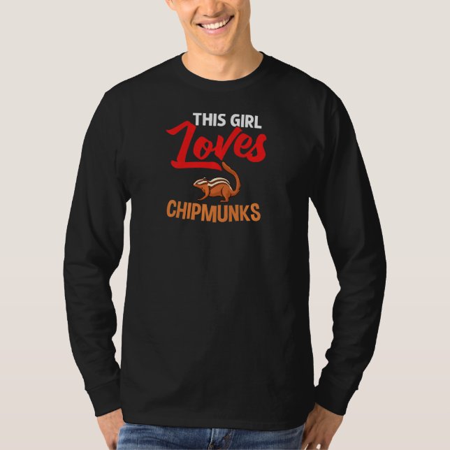Camiseta Casa de Mascotas de Chipmunk Squirrel (Anverso)