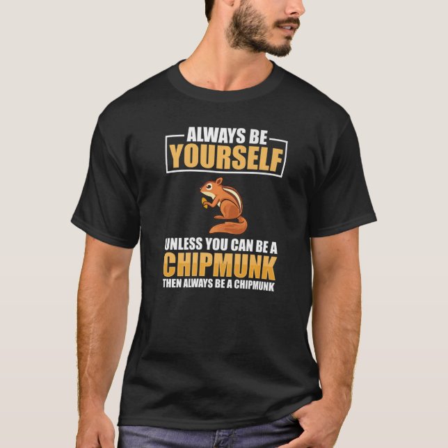 Camiseta Casa de Mascotas de Chipmunk Squirrel (Anverso)