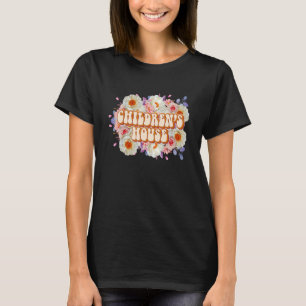 Camiseta Casa de Niños Floral Montessori Teacher Mon