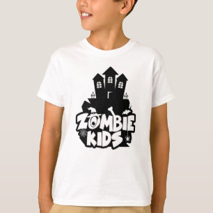 Camiseta Casa de niños zombi embrujada