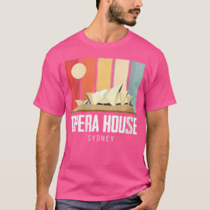 Camiseta Casa De Ópera De Mujeres Sydney En Australia Retro