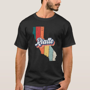 Camiseta Casa de origen retro de la ciudad de Rialto Califo