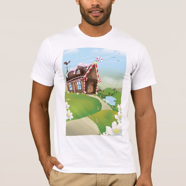 Camiseta Casa de pan de jengibre (Anverso)