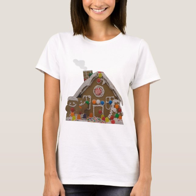 Camiseta Casa de pan de jengibre (Anverso)