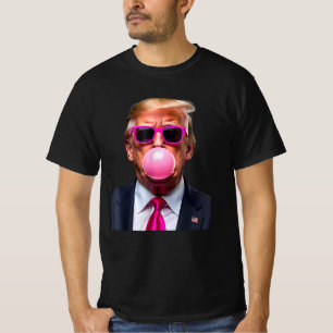 Camiseta Casa de papi papi de la burbuja rosa de Trump 2024