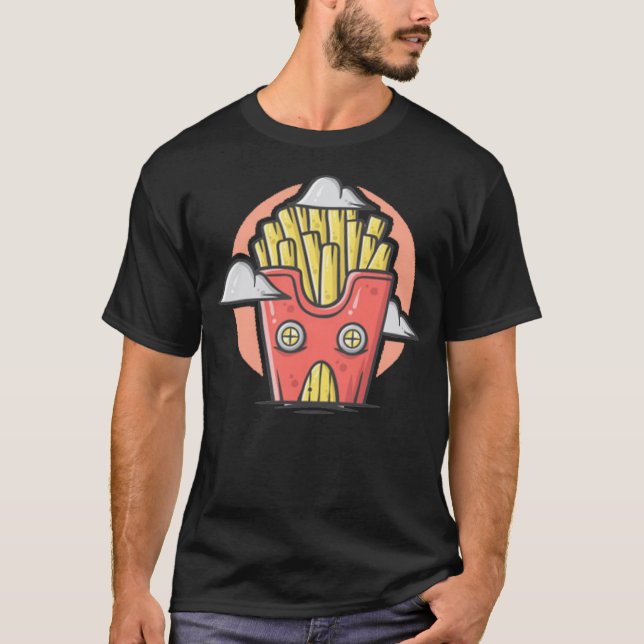 Camiseta Casa de patatas fritas de Cute (Anverso)