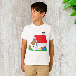 Camiseta Casa de perro de cachorro durmiendo Mascota linda